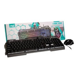 Set Gamer Profesional Teclado + Mouse 198i Cmk-198 Rgb