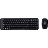 Teclado Y Mouse Inalámbricos Logitech Mk220 Usb Negro