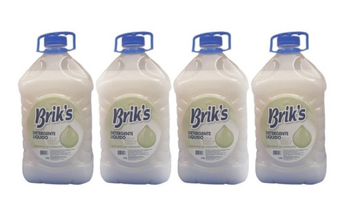 Detergente Briks Blanco Pack 4 Unidades 20 Ltrs.