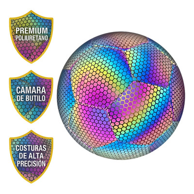 Balon Futbol Soccer Reflejante No.5 + Luz Brillante Para Juegos Nocturnos Y Colección + Balon Futbol 5 Material Tpu Resistente Uso Recreativo Y Amateur Césped Natural Y Artificial + 1 Pieza | MercadoLibre