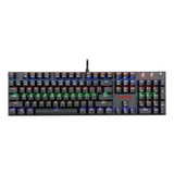 Teclado Gamer Redragon Rudra K565 Qwerty Inglés Us Color Negro Con Luz Rainbow