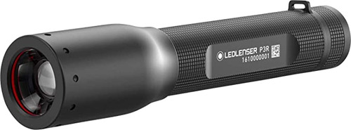 Linterna Led Lenser P3r Recargable 140 Lm. / 6 H. / 100 M. Color De La Linterna Negra Color De La Luz Blanca