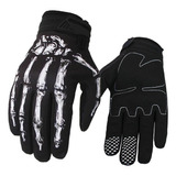 1 Par De Guantes De Motocross Skeleton Bones Para Moto Al Ai