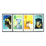 1970 Fauna- Zoologico Oso Ave- Alemania (sellos) Mint