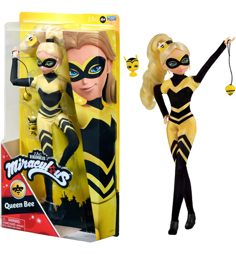 Miraculous Ladybug Queen Bee 10.5 Fashion Doll Con Accesorio