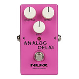 Pedal Nux Analog Delay Reissue Series Para Guitarra O Bajo