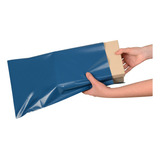 400 Sobres Bolsas Ecommerce Lisos Azul Nº 2 - 30x45 - C/adh