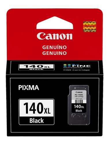 Tinta Canon  Pg-140xl Negra  11ml