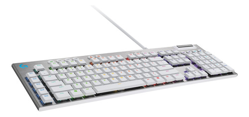 Logitech G815 Teclado Mecánico Tactile En Inglés Rgb Blanco