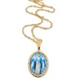 Collar Con Medalla Virgen De Guadalupe Para , Cadena C