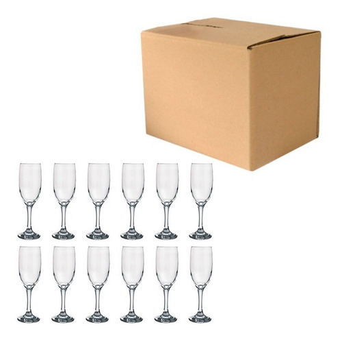 Pack 12 Copas Agua Vino Champagne Cristar Aragon Windsor