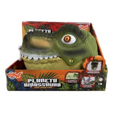 Brinquedo Kit Cabeça Dino Com Miniaturas Acessórios Cenário