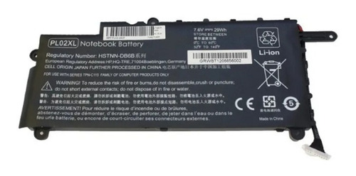 Bateria Generica Hp 11-n010la,pl02xl,751875-001,29wh Nueva