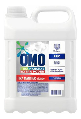 Detergente Líquido Omo Profissional Tira Manchas 5 L