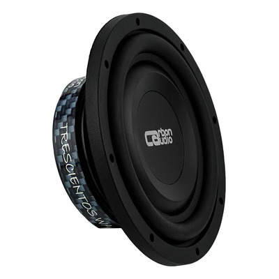 Subwoofer Plano 8 Pulgadas Carbon Audio 300w Serie Entry Negro | Envío gratis