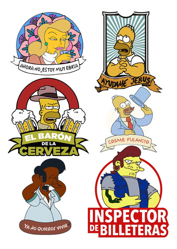 Pack Imagenes Para Estampar, Remeras, Buzos, Dtf(simpsons 2)