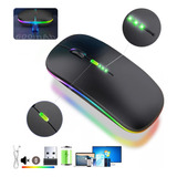 Mouse Inalambrico Bluetooth Recargable Modo Dual 2.4g Ratón