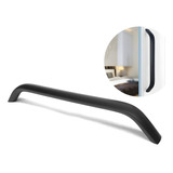 Manija Aluminio Arco Para Muebles 160mm Negro Mate Premium