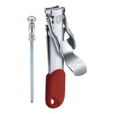 Kit Victorinox Cortauñas Acero Inox + Mini Chaira Afilador