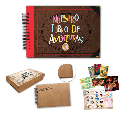Libro De Aventuras Up Premium 30 Hojas + Regalos