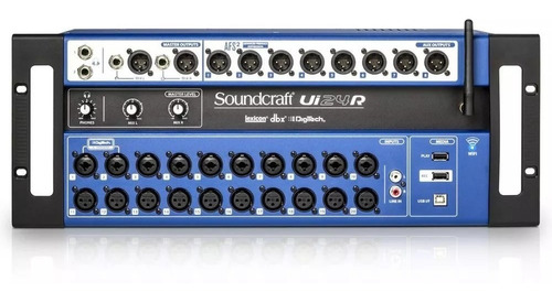 Mesa De Som Digital Soundcraft Ui24r 24 Canais Nfe 