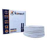 Cable Electrico Pot Duplex Calibre 14 Blanco 100 M 