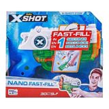 Pistola Lanza Agua X-shot Zuru Nano Fast Fill 56333 Edu