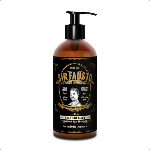 Sir Fausto Shampoo Anti Caspa Tratamiento Magistral 500ml