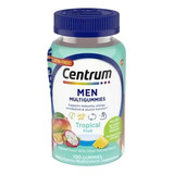 Multivitaminico Centrum Men Hombre Sabor Tropical 100 Gomas Sabor Frutas Tropicales