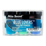 6 Acrílico Coleccion Blue Lovers Mia Secret En Estylosas