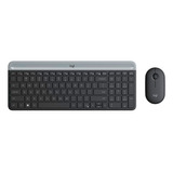 Logitech Combo Mk470 Inalambrico Teclado + Mouse Negro