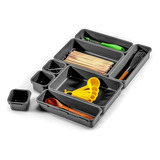 Organizador Cubiertos Cocina Almacenamiento Para Cajón 8pcs