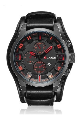 Reloj Curren En Cuero Para Hombre Curren 8225 Cuero 