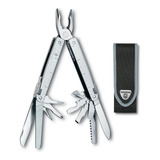 Victorinox Swisstool Plata Con Funda Nylon 26 Usos 3.0323.n