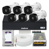 Kit 6 Câmeras Intelbras Full Hd 10a Dvr 8 Canais 2tb Purple