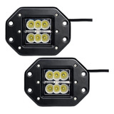 2 Neblineros Foco Led Cree Embutido 60 Watt Potente Auto 4x4