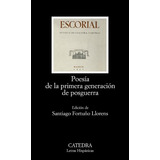 Libro Poesía De La Primera Generación De Posguerra De Santia