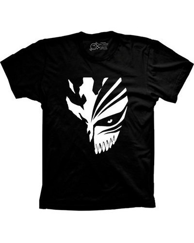 Camiseta Bleach Mask - Camisa 100% Algodão