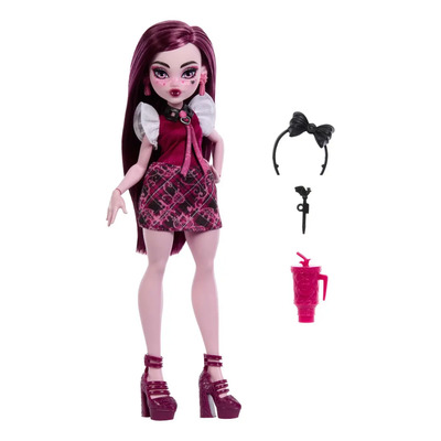 Monster High Muñeca Look Uniforme Monstruoso Draculaura | Envío gratis