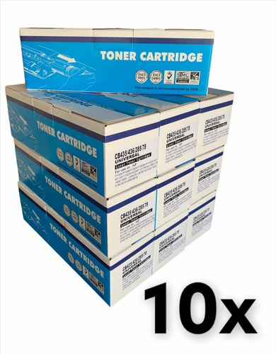 10x Toner Hp 85a 285a Hp 1102 P1102 P1102w M1132 M1130