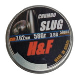 Chumbinho Slug 7.62mm 3.8g Ponta Oca 50un