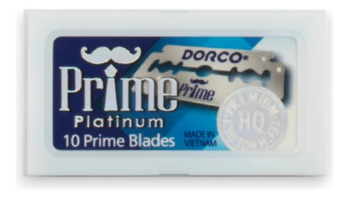 Hojillas Dorco Prime Platinum Para Navaja - 10 Unidades