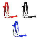 3x Caballo Brida Cabeza Cabecera Engrosada Accesorios Para