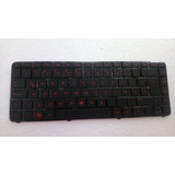 Teclado Original Para Portátil Hp Dm4 3000 Negro/rojo Beats