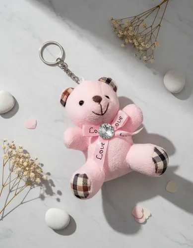 Llavero Oso De Peluche Ideal Osito Souvenir Baby Shower Bebé