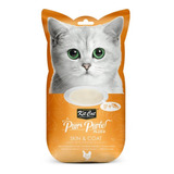 Kit Cat Plus Piel Y Pelaje (pollo) Snack, 4 Sachet 15g C/u