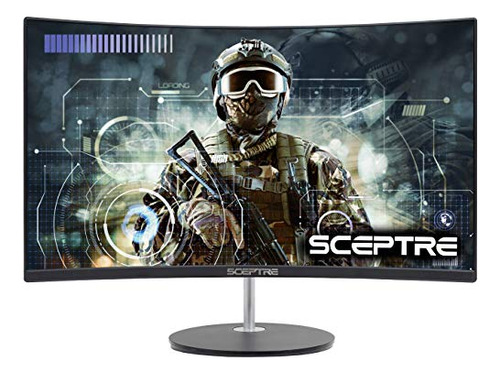 Sceptre Monitor Led Para Juegos Curvo De 24  Y 75 Hz Altavoc