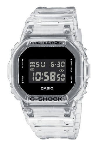 Reloj Casio Transparent Pack G-shock Modelo: Dw-5600ske-7cr