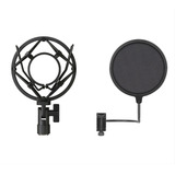 Kit-pop Filter,filtro 6'',anti Puff P/microfone+shockmount !