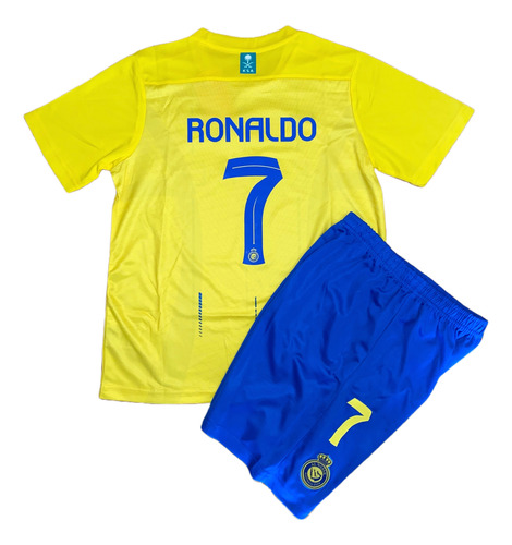 Kit Camiseta Y Short Niño Cristiano Ronaldo Al Nassr